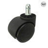 Мини фото Колесо для офисного кресла 4,5 см 5 пр черный Baizheng