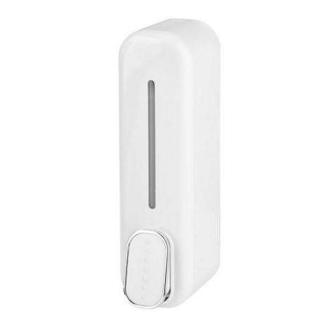 Диспенсер пластиковый 6*9,5*21,5 см 350 мл для жидкого мыла нажимной белый B0922 Рыжий Кот