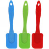 Мини изображение Лопатка силикон 18*4 см пласт ручка ассорти Шарики