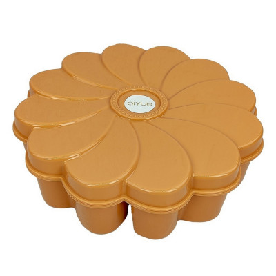 Менажница пластиковая 275х90 мм 5 ти секционная коричневый BZ-1270 Baizheng