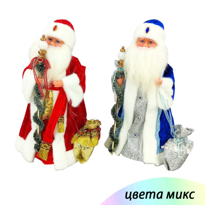 Фигурка новогодняя 40 см Дед Мороз музыкальный микс NP-5307 Fex