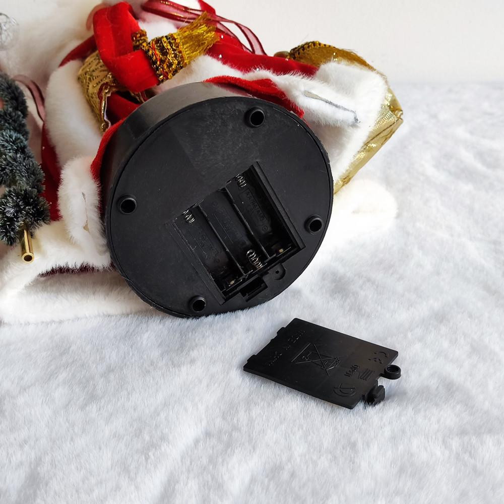 Фигурка новогодняя 40 см Дед Мороз музыкальный микс NP-5307 Fex
