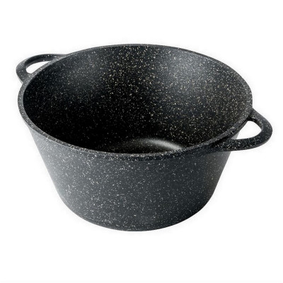 Кастрюля алюминиевая  2 л Универсальная Гранит Горница