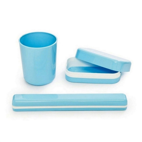 Набор пластиковый дорожный 3 предмета микс Полимербыт