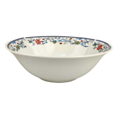 Салатник фарфоровый  20 см 950 мл Флорис Коралл