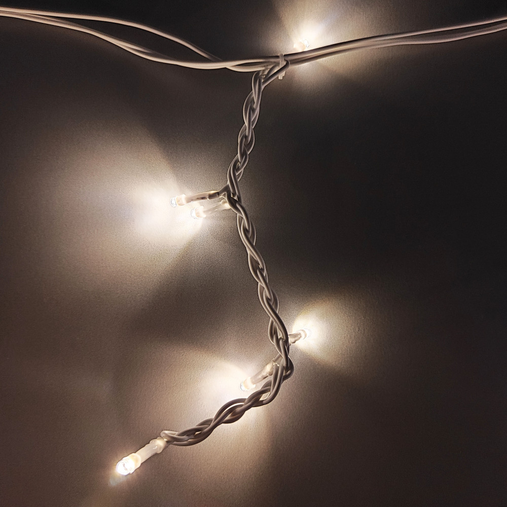 Гирлянда светодиодная 12 м 200 led пластик желтый NP-3386 Fex