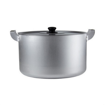 Кастрюля алюминиевая  15 л металлическая крышка Классика Калитва