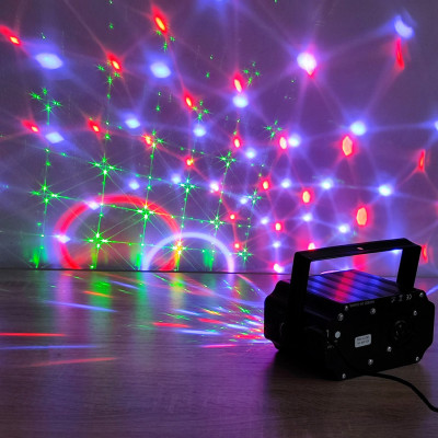 Проектор светодиодный 16*16*10 см 220 В XX-MIX-IN-807 Лазер Bum Проектор светодиодный 16*16*10 см 220 В XX-MIX-IN-807 Лазер Bum