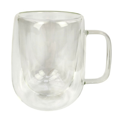 Кружка стеклянная 350 мл с двойными стенками BZ-SCB010 Baizheng