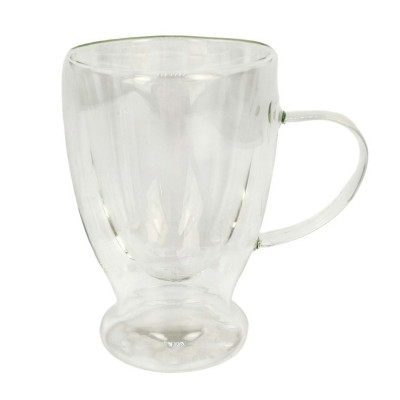 Кружка стеклянная 350 мл с двойными стенками BZ-SCB012 Baizheng Кружка стеклянная 350 мл с двойными стенками BZ-SCB012 Baizheng