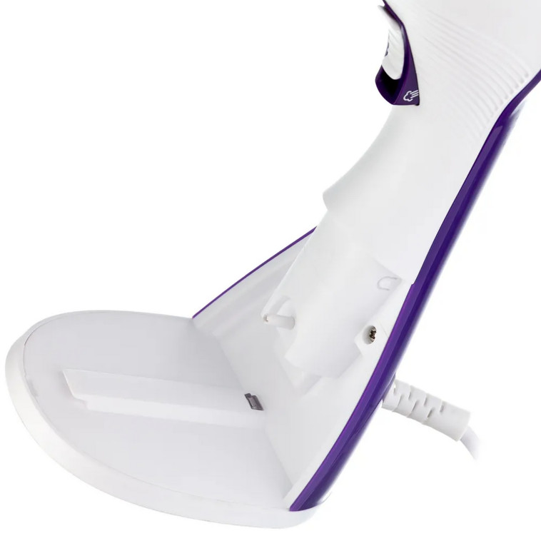 Фото №1 Отпариватель 1,4 кВт ручной складной 0,22 л 25 г/мин щетка вертикальное отпаривание бело-фиолет Brayer