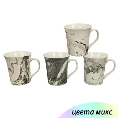 Кружка керамическая 350 мл в ассортименте Мрамор Baizheng