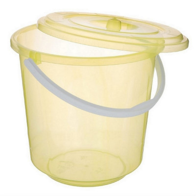 Ведро пластиковое  5 л крышка микс Хозяюшка Альтернатива