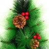 Мини изображение Ель искусственная 60 см 30 веток шишки ягоды пласт подставка Тайга Серпантин
