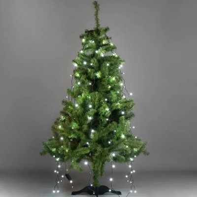 Гирлянда светодиодная 1,5 м 105 led 7 нитей 220 В с кольцом белый Neon-night Гирлянда светодиодная 1,5 м 105 led 7 нитей 220 В с кольцом белый Neon-night