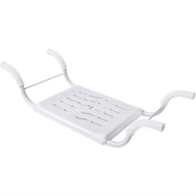 Сиденье пластиковое на ванну 690х290х160 мм белый Nika