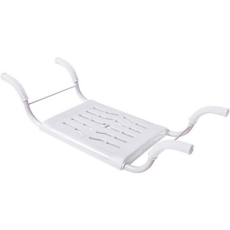 Сиденье пластиковое на ванну 690х290х160 мм белый Nika