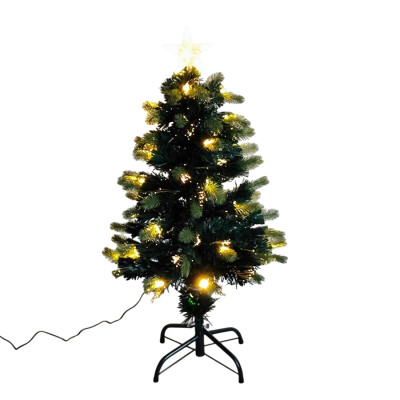 Ель светодиодная 120 см led мультиколор светящиеся кончики веток пласт подставка 71 Fex