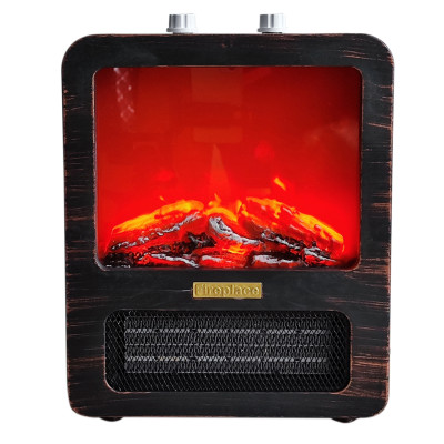 Камин пластиковый 30*24*12 см стекло HE-79 Bum