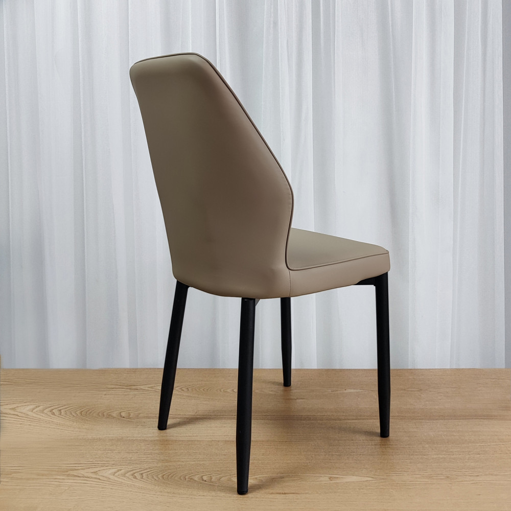 Стул металлический Baizheng BZ-103 87×44×45 см, искусственная кожа, бежевый, до 150 кг