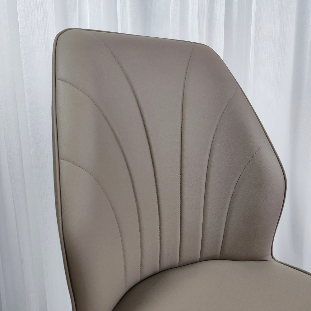 Стул металлический Baizheng BZ-103 87×44×45 см, искусственная кожа, бежевый, до 150 кг