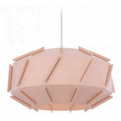 Люстра кухонная 1 плафон 45*25/60см Е27 60Вт 4м2 плафон ткань пластик белый Baizheng