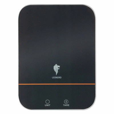 Весы кухонные электронные стекло 10 кг 15*20,5 см сенсор дисплей черный LE-1706 Leonord Весы кухонные электронные стекло 10 кг 15*20,5 см сенсор дисплей черный LE-1706 Leonord