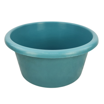 Таз пластиковый 10 л круглый без крышки бирюзово-синий Violet