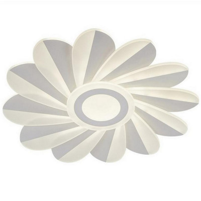 Люстра светодиодная 12 плафонов 54*54*7 см 198 Вт 14256LM 14м2 3 цвета пульт белый Baizheng Люстра светодиодная 12 плафонов 54*54*7 см 198 Вт 14256LM 14м2 3 цвета пульт белый Baizheng