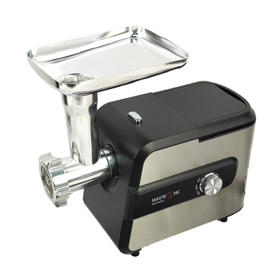 Мясорубка металл пластик 1500 Вт 72 кг/час реверс 3 насадки и д/колбас MAX-MGY Maxtronic