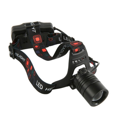 Фонарь налобный  led 12*10*10 см 2 аккумулятора 3 режима свечения USB 5V Baizheng