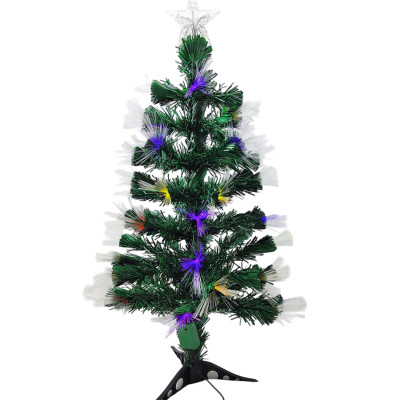Ель светодиодная 90 см led мультиколор светящиеся кончики веток пласт подставка 71 Fex