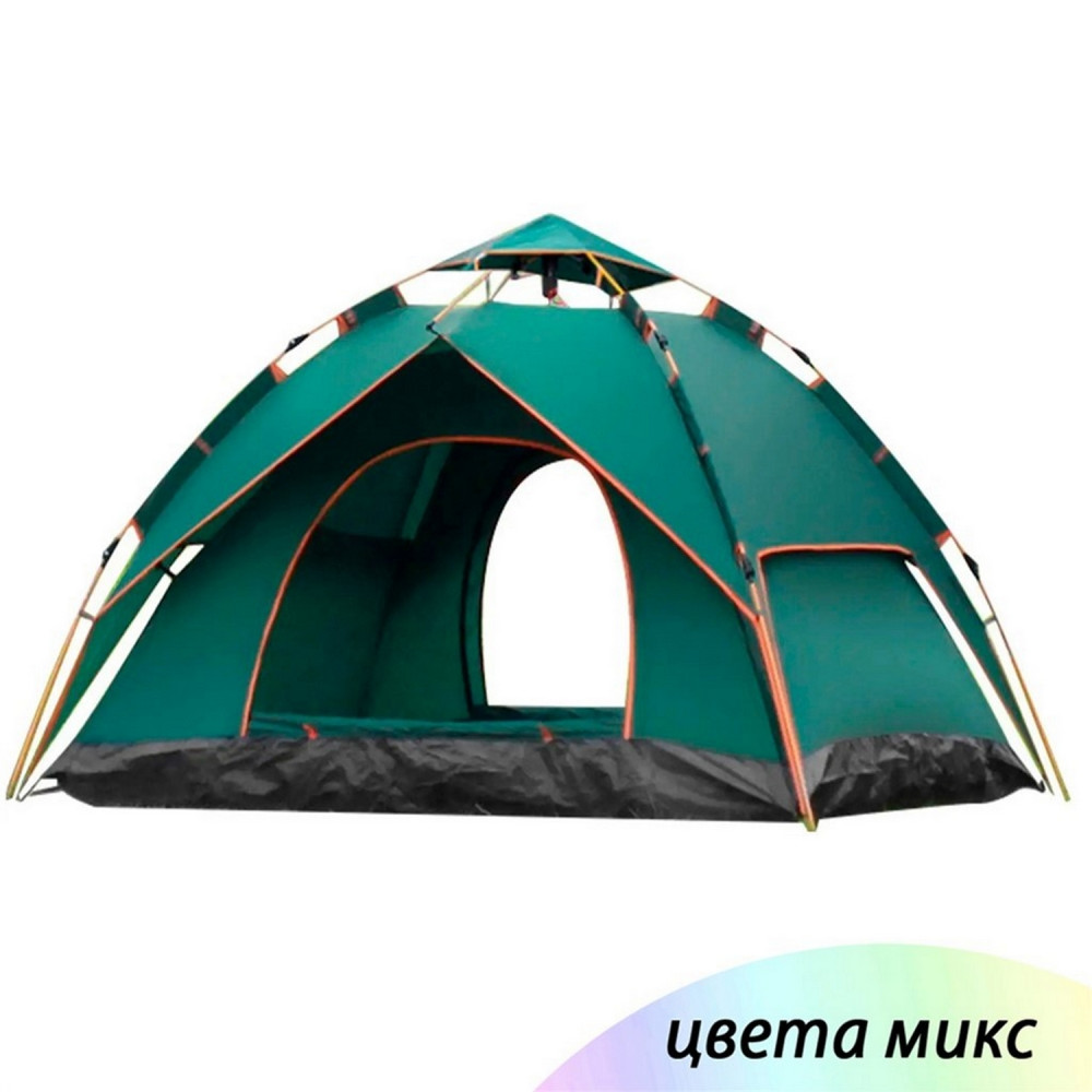 Палатка 4-х местная 240х210х135 см автоматическая микс Baizheng