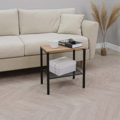 Этажерка металлическая 4-х ярусная 48х18х98,5 см серый Ладья 14 К ЗМИ