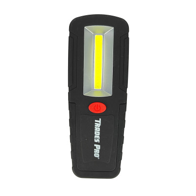 Фонарь ручной led аккумуляторный 3хAAA с крючком Baizheng