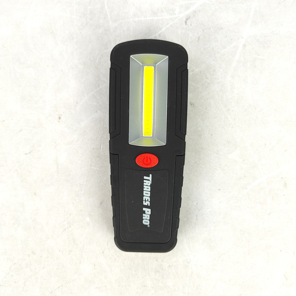 Фонарь ручной led аккумуляторный 3хAAA с крючком Baizheng
