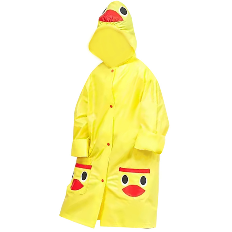 Дождевик 118*68 см детский на кнопках микс Baizheng
