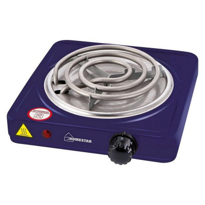 Электроплита одноконфорочная 1 кВт спираль сапфир HS-1103 HomeStar