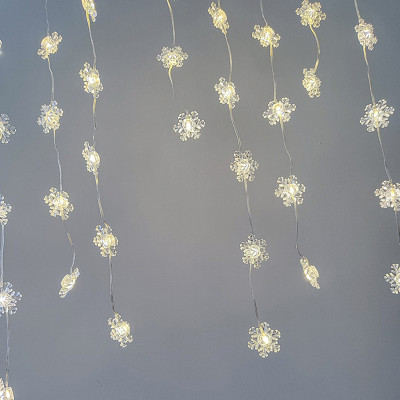 Гирлянда светодиодная 3х1 м 2,5 см бахрома Снежинки желтый NP-1270 Fex Гирлянда светодиодная 3х1 м 2,5 см бахрома Снежинки желтый NP-1270 Fex