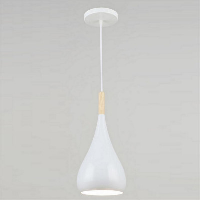 Люстра кухонная 1 плафон 16*25,5*80 см Е27 60Вт 4м2 плафон металл белый Baizheng