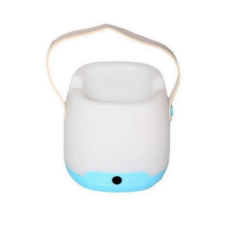 Ночник светодиодный 11*11,5*11 см 2 режима 3*АА органайзер держатель телефона Baizheng