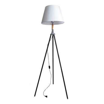 Торшер 1 плафон 160х40х45 см Е27 60Вт 4м2 плафон пластик черный Baizheng Торшер 1 плафон 160х40х45 см Е27 60Вт 4м2 плафон пластик черный Baizheng