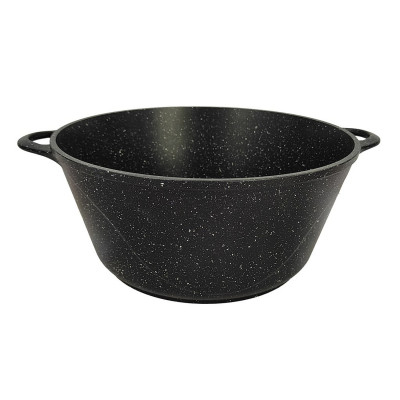 Кастрюля алюминиевая  7 л Универсальная Гранит Горница