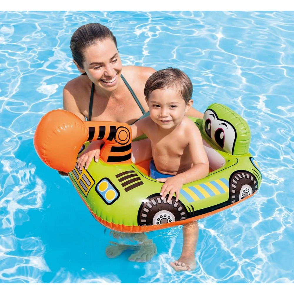 Круг для плавания 86*58 см микс Intex