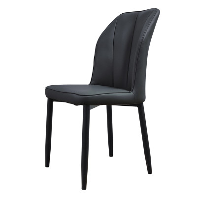 Стул металлический 89*43*45 cм до 150 кг искусственная кожа черный Baizheng