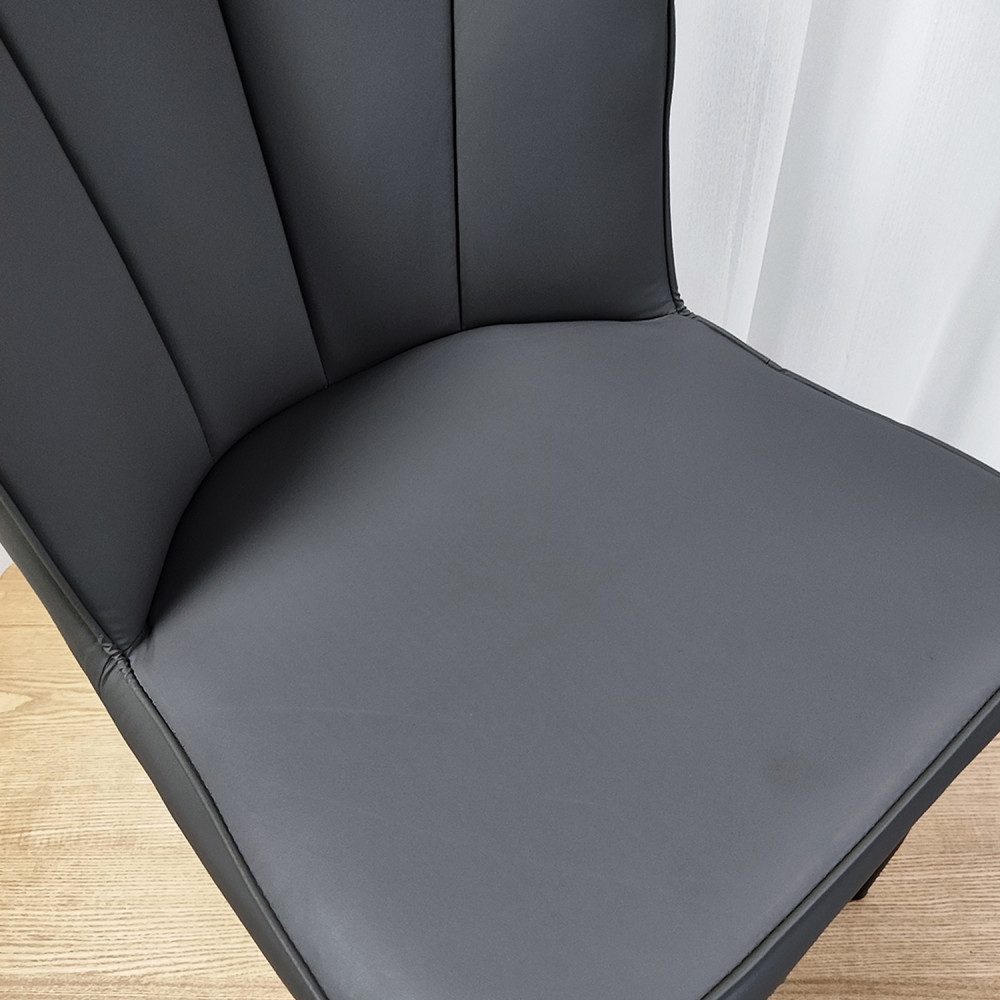 Стул металлический Baizheng 89×43×45 см, искусственная кожа, черный, до 150 кг