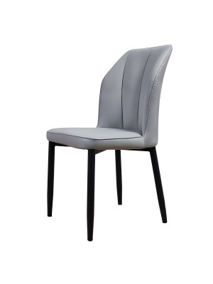 Стул металлический Baizheng 89×43×45 см, искусственная кожа, светло-серый, до 150 кг Стул металлический Baizheng 89×43×45 см, искусственная кожа, светло-серый, до 150 кг