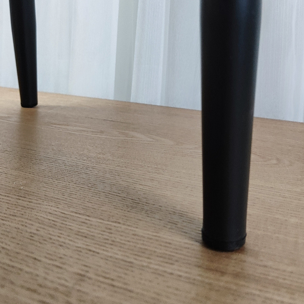 Стул металлический Baizheng 89×43×45 см, искусственная кожа, светло-серый, до 150 кг