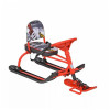 Мини фото Снегокат металлический h-260 мм до 60 кг складная спинка красный kids extreme TWINY1 Nika