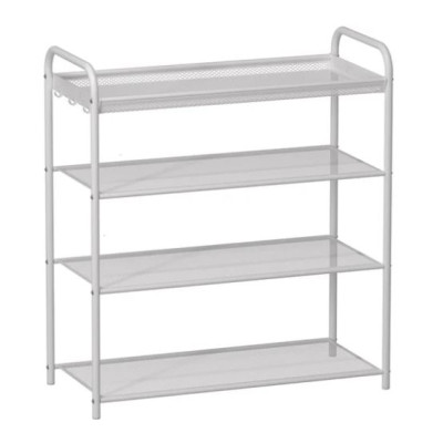 Подставка металлическая для обуви 4-х ярусная 65х30х79 см черный Верона 24 ЗМИ